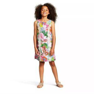 Lilly Pulitzer for TARGET Girls' Nosey Posie Lined Sleeveless Shift Dress 6/6X